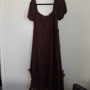 NWT altard state brown midi dress
